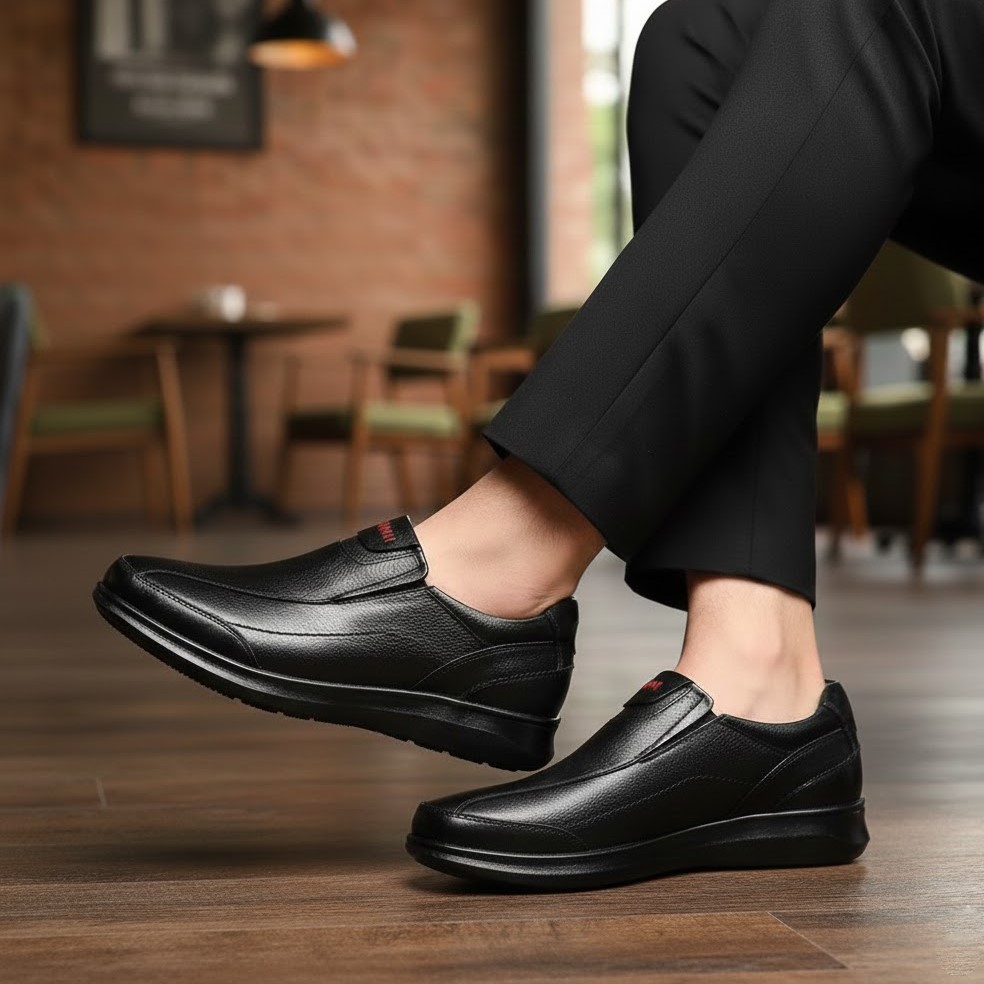 خرید آنلاین کفش طبی چرم مردانه توگو مدل جاستین کد 01